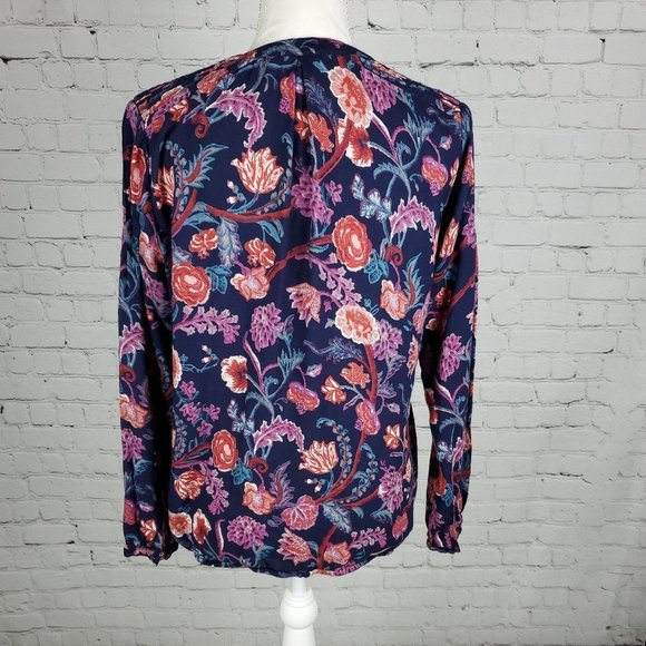 🤑Lucky Brand Floral Long Sleeve Tops - Picture 3 of 7